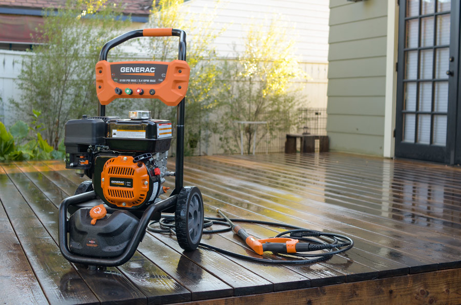 Refresh your timber decking with a pressure wash